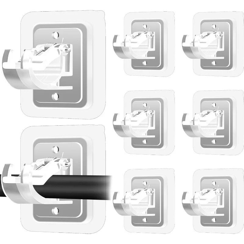 BowLift | Nail-Free Adjustable Curtain Rod Bracket Holders – Drill-Free & Wall-Safe