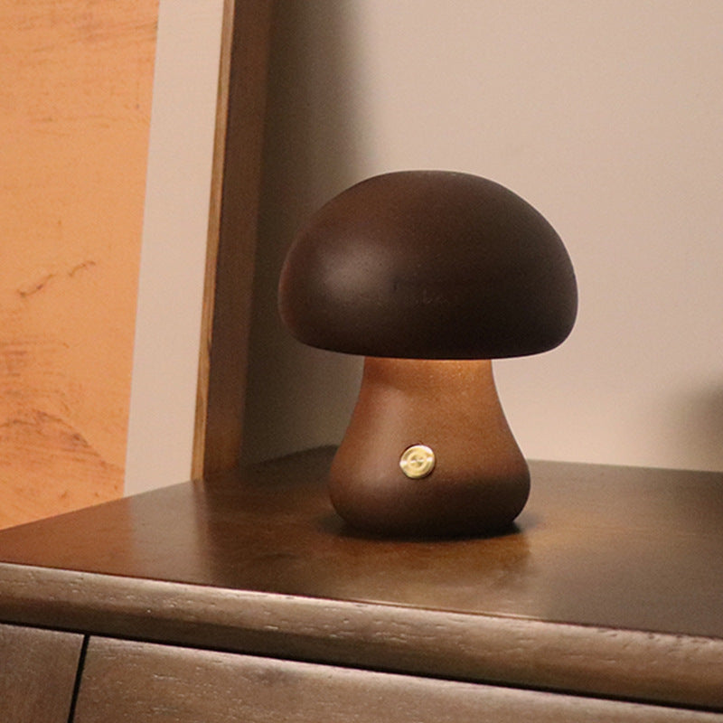 Skanto | Mushroom Table Lamp in Wood