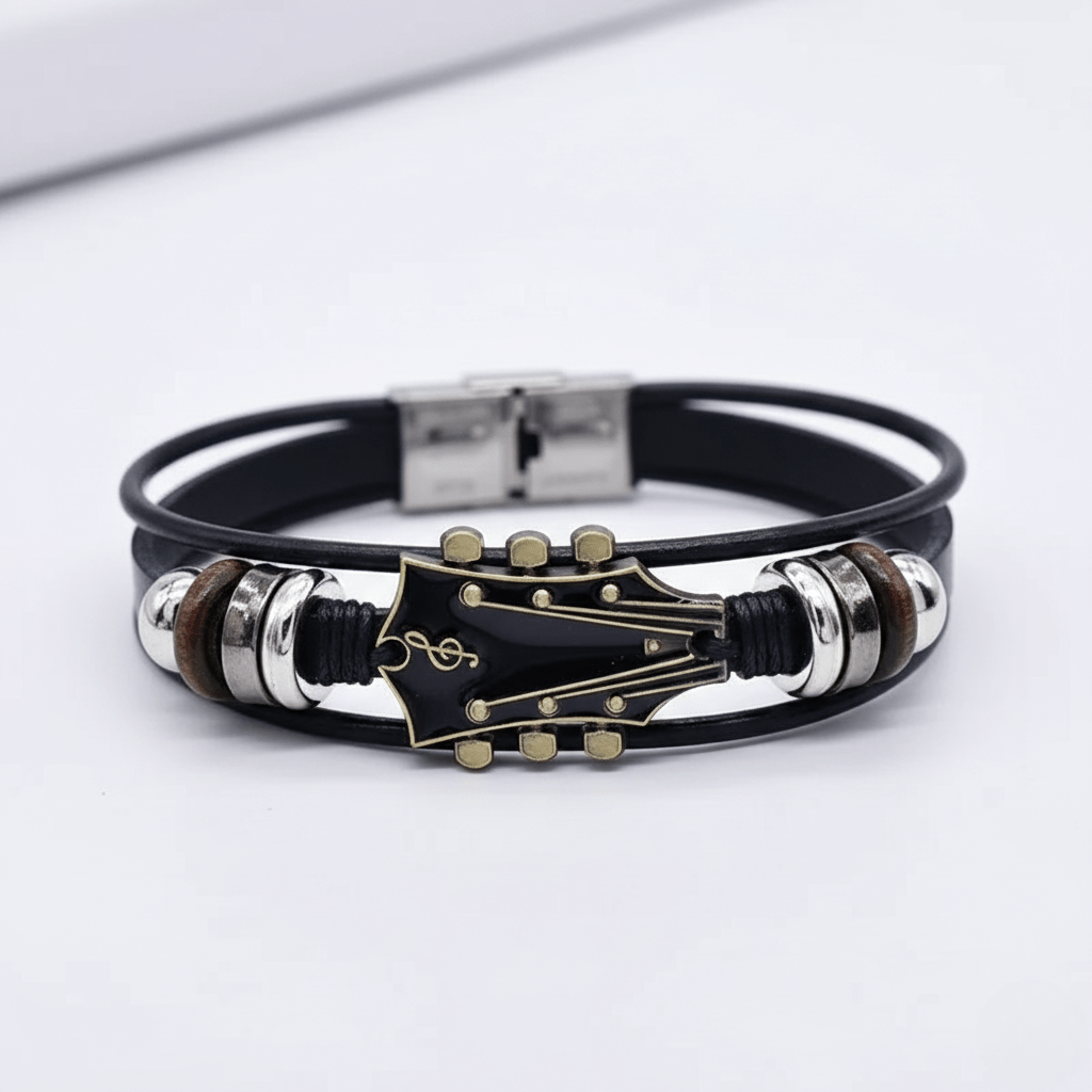 Skanto | Music-Inspired Leather Bracelet