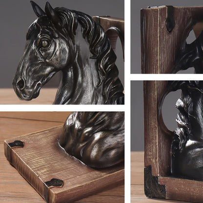 HorseHead - Stylish Bookend in Animal Shape Bowlift