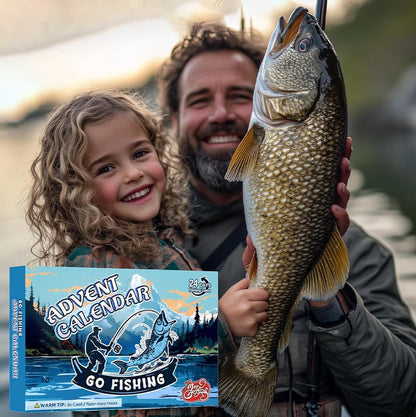 Skanto | 24-Day Christmas Countdown Fishing Tackle Set
