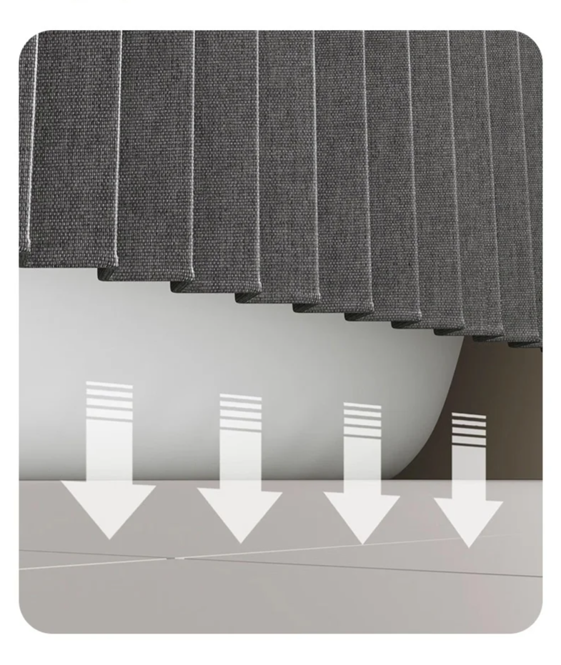 MagnaFold Foldable Shower Curtain with Magnets Bowlift