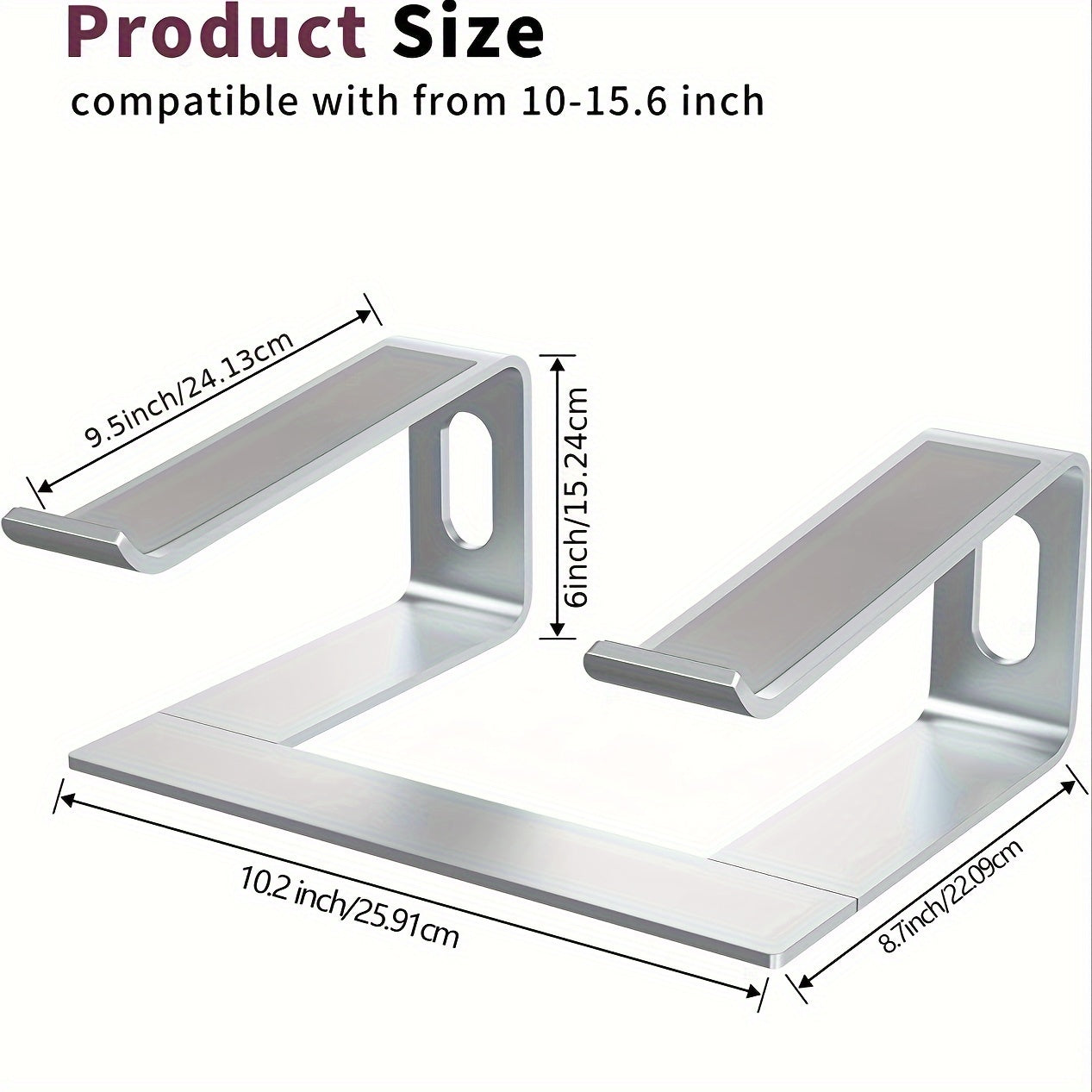 Skanto | Aluminum Laptop Stand – Ergonomic and Ventilated
