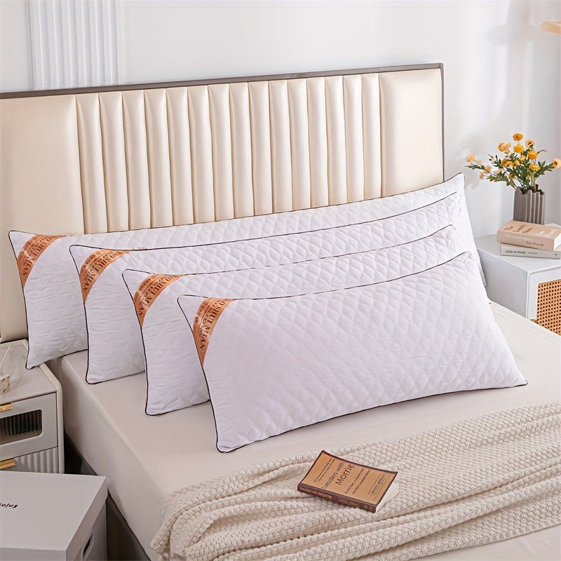 LuxurySoft - Extra long hypoallergenic pillows for back and side sleepers, soft and breathable, machine washable | Karnz