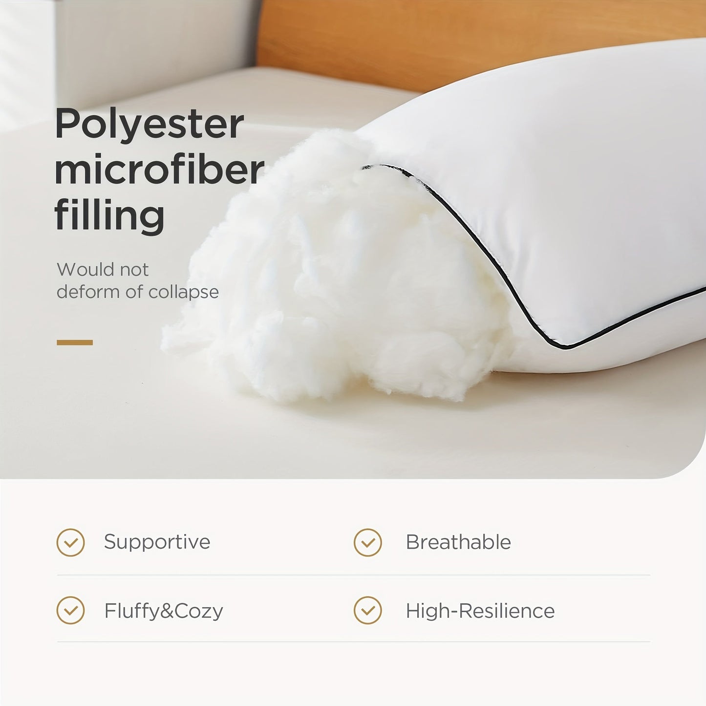 Skanto Skanto | Cooling Sleep Pillows - Luxury Hotel Quality with 3D Microfiber Fill and Breathable Cover - Ideal for Side, Back, and Stomach Sleepers, King Size
