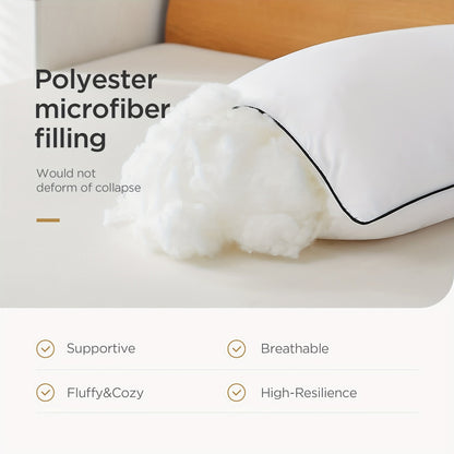 Skanto Skanto | Cooling Sleep Pillows - Luxury Hotel Quality with 3D Microfiber Fill and Breathable Cover - Ideal for Side, Back, and Stomach Sleepers, King Size