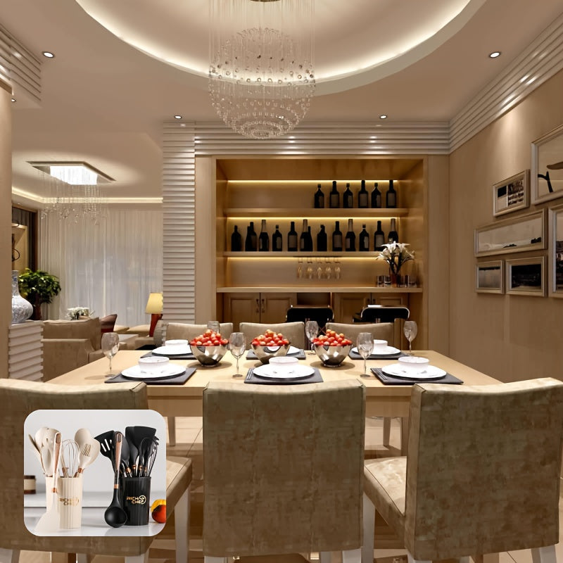 Skanto | Cooking - Kitchen Joy with the Elegant Silicone Kitchen Utensil Set