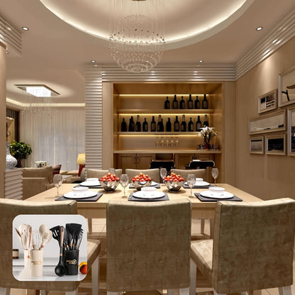 Skanto | Cooking - Kitchen Joy with the Elegant Silicone Kitchen Utensil Set