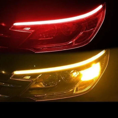 BowLift | Flexible DRL LED Night & Daytime Running Light Strip (No Disassembling Needed)