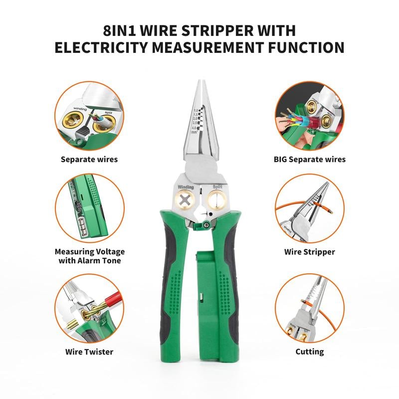 BowLift | 8-in-1 Electrician’s Pliers