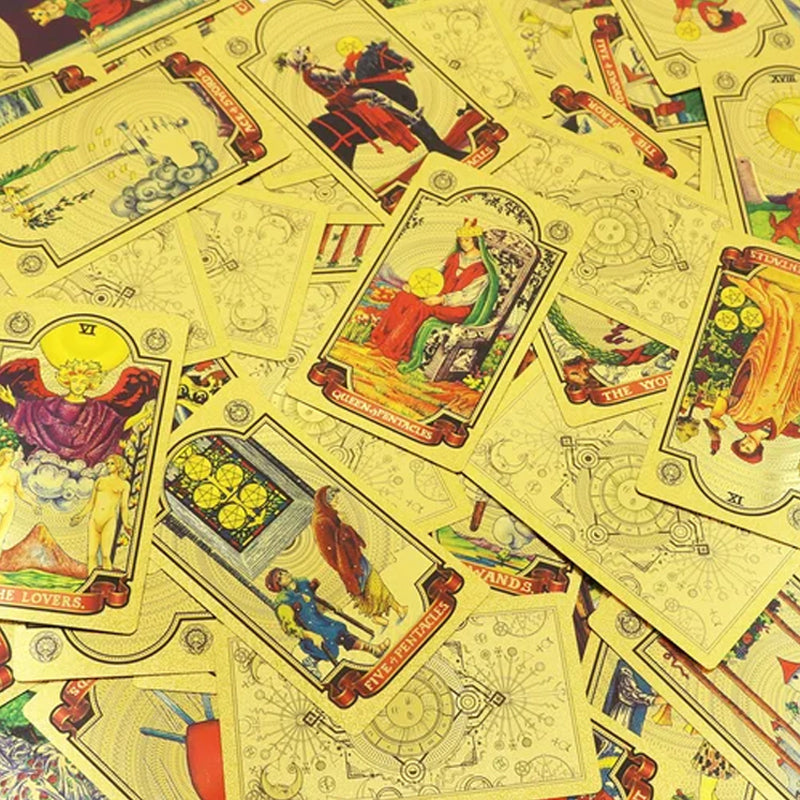 BowLift | Explore the Mystical World of Tarot Gold Foil Tarot