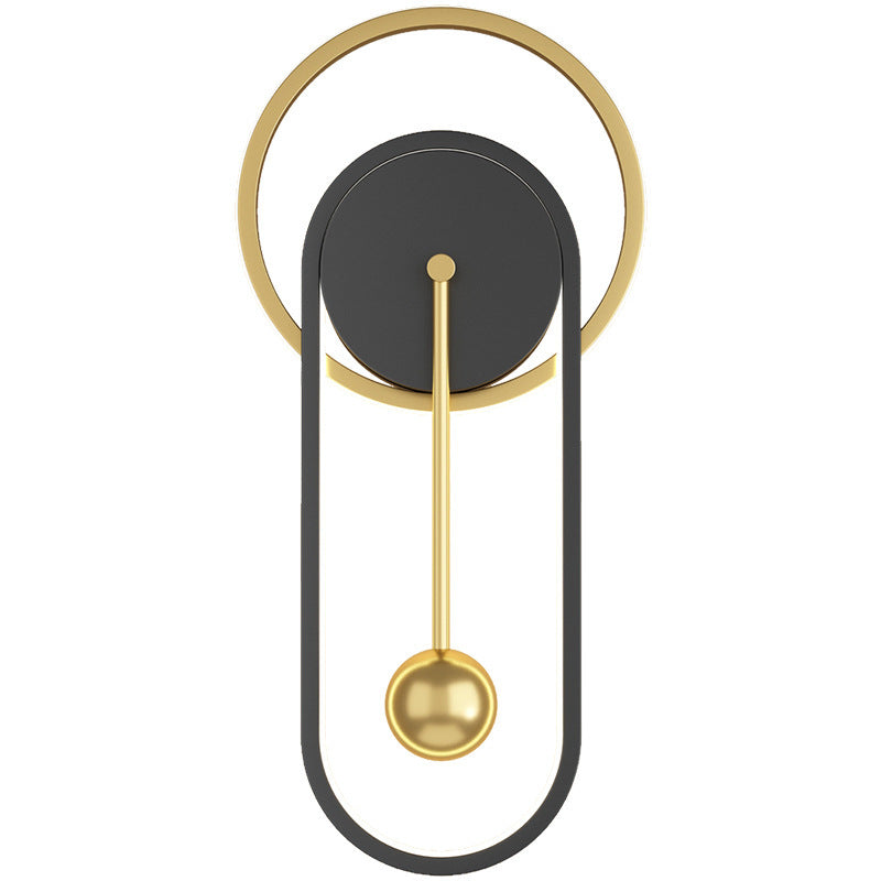 Skanto | Nordic Minimalist Silent Clock Wall Lamp