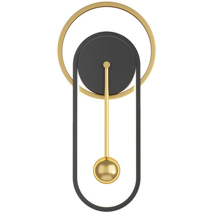Skanto | Nordic Minimalist Silent Clock Wall Lamp