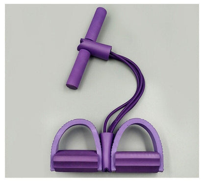 BowLift | 21 Fitness Resistance Bands-4 Tube Pedal Ankle Puller