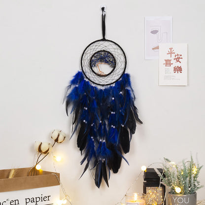 Brehn | Crystal Tree of Life Feather Glow Dreamcatcher