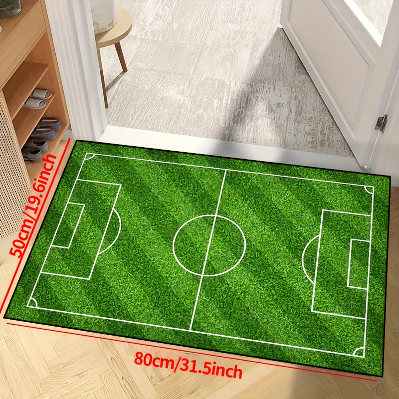Skanto | SoccerPlay | Non-Slip Washable Rug for Living Room & Bedroom