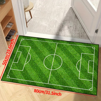Skanto | SoccerPlay | Non-Slip Washable Rug for Living Room & Bedroom
