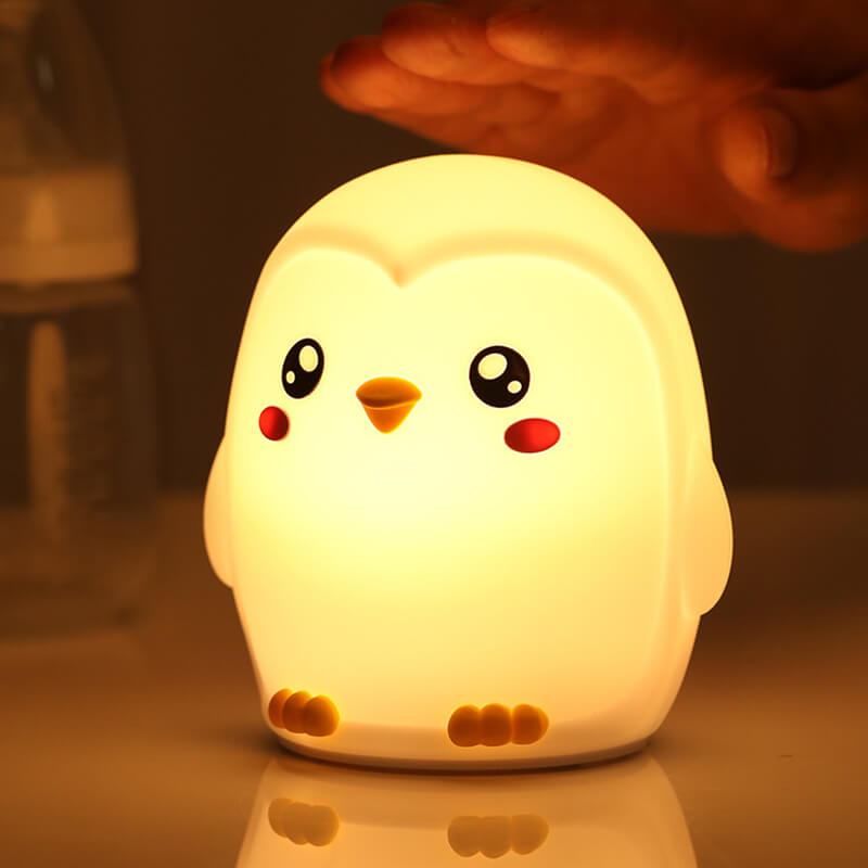 Skanto | Colorful Penguin Tap Tap LED Nightstand Lamp
