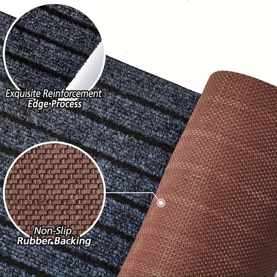 Non-slip Runner - Washable Rug with Rubber Backing for Indoor and Outdoor | Perfect for Hallway and Balcony | Skanto