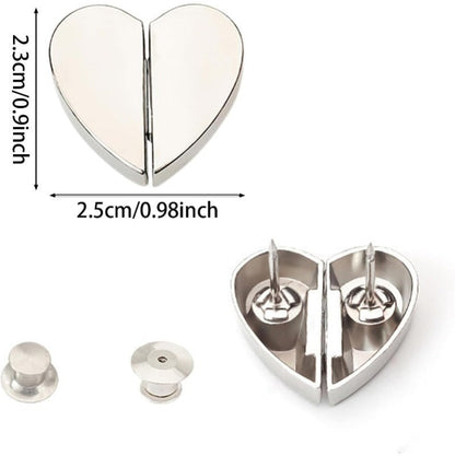 Heart-Shaped Magnetic Curtain Fasteners Bowlift