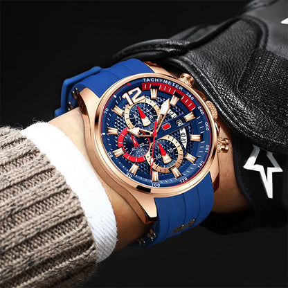 BowLift | Waterproof motorsport watch for men with luminous