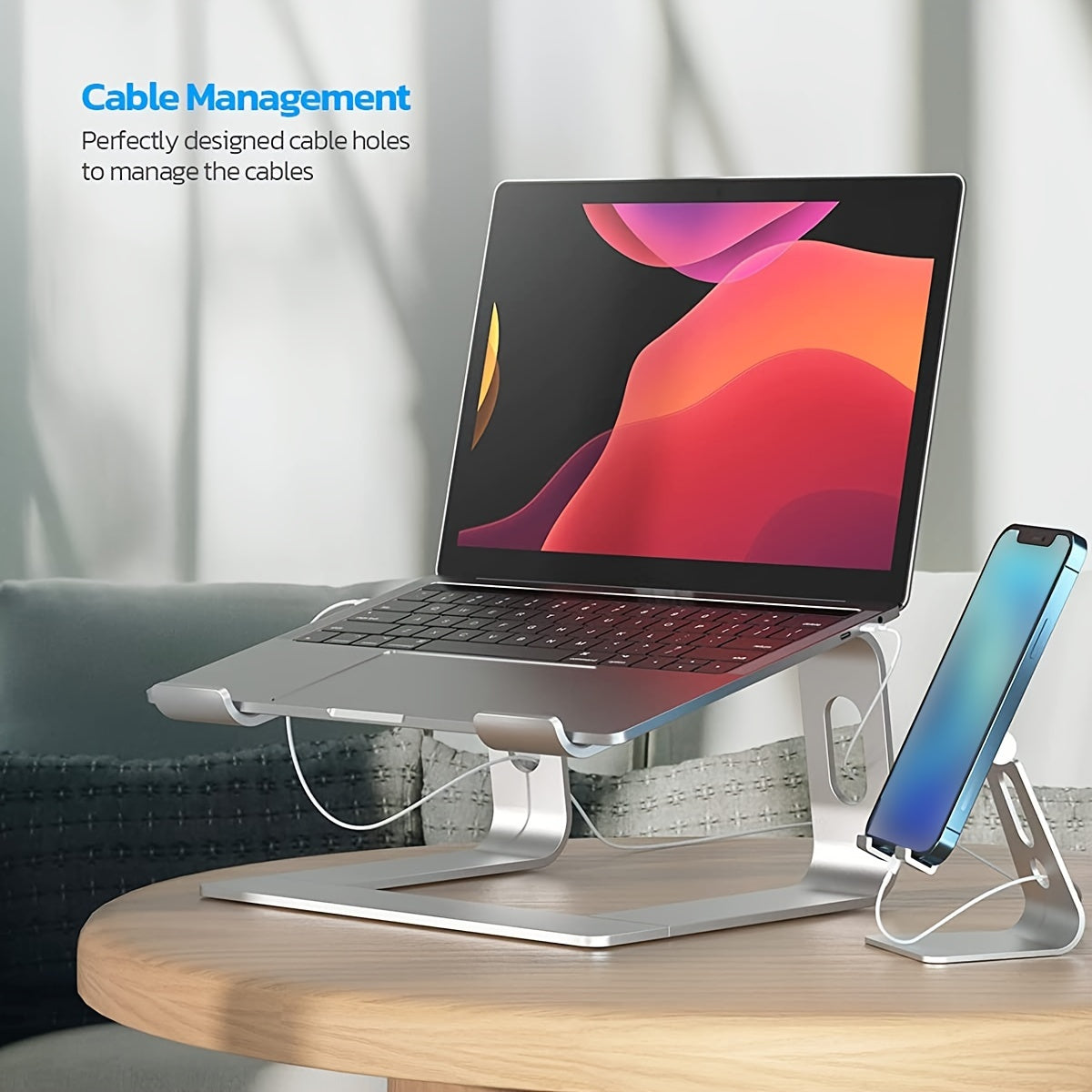 Skanto | Aluminum Laptop Stand – Ergonomic and Ventilated