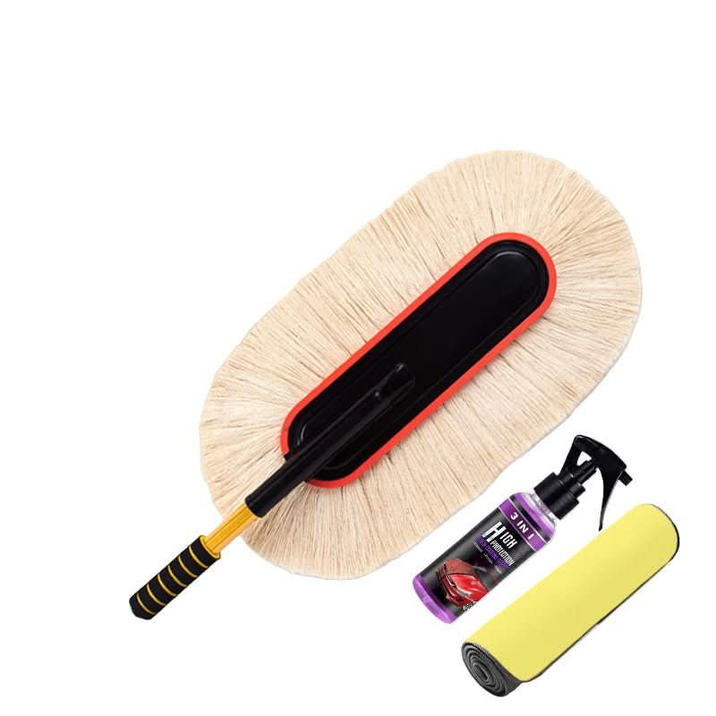 BowLift | Telescopic car dusting brush with soft cotton thread