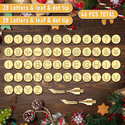 Skanto | 26 Letter Copper Mold — DIY Wood Burning/Crafting Set