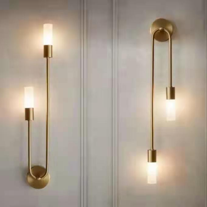 Modern Gold LED Bedside Wall Lamp Kalsten