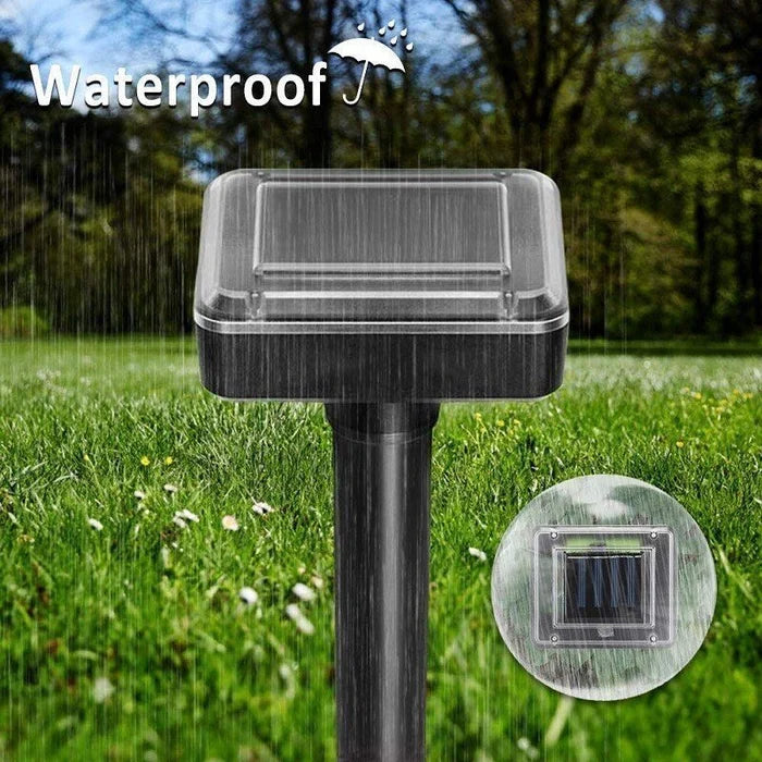 BowLift | Sonic Green Solar Animal Repeller with Ultrasound | Against Mice, Moles & Snakes | Weatherproof & Eco-Friendly