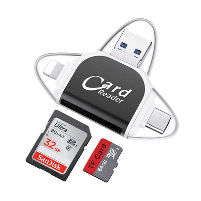 Universal 4-in-1 Sd Tf Card Reader | Bowlift