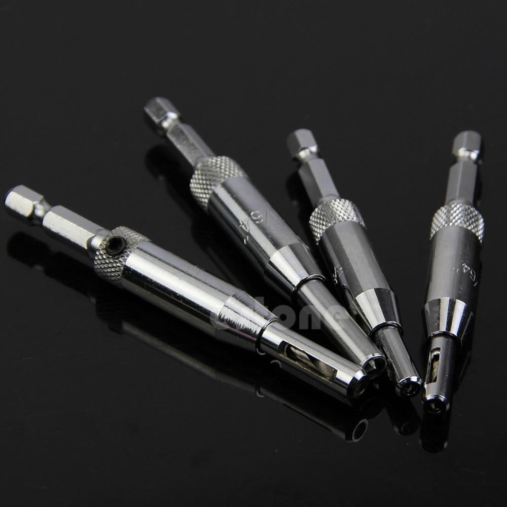 Skanto | No.1 Self-Centering Drill Bit 4x Precision Centered Hinge Drill Bit Set