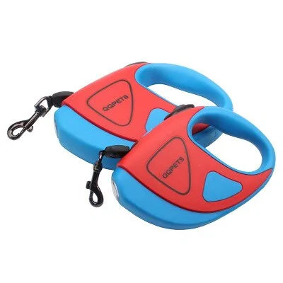 SafePaw - Luxury LED Retractable Dog Leash with Ergonomic Grip Bowlift