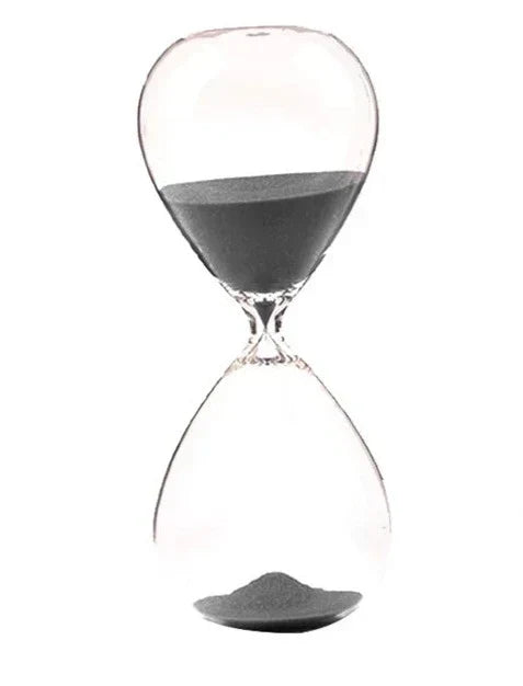 Skanto | Creative Transparent Hourglass Made of Glass