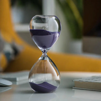 Skanto | Creative Transparent Hourglass Made of Glass