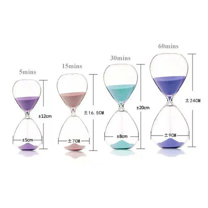 Skanto | Creative Transparent Hourglass Made of Glass