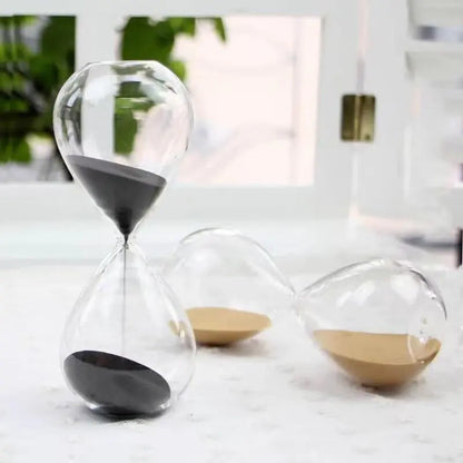 Skanto | Creative Transparent Hourglass Made of Glass