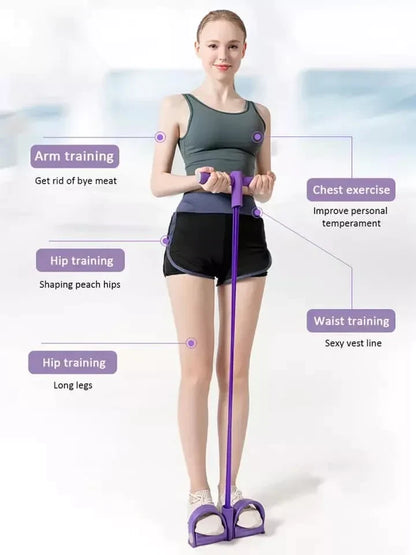 Pull Rope Ab Exerciser Tummy Trimmer Bowlift
