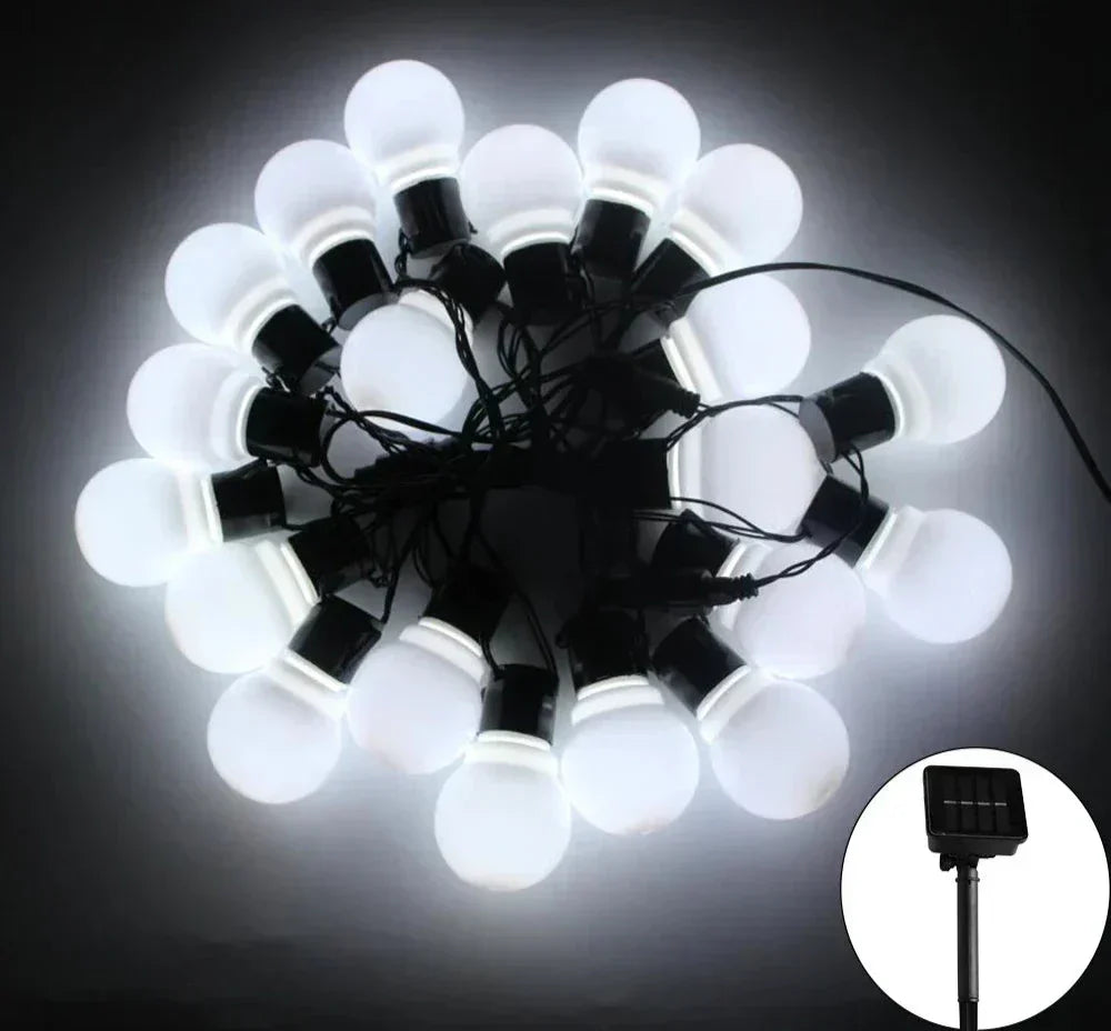 BowLift | LED Solar String Lights for Outdoor – Eco-Friendly Garden and Terrace Lighting