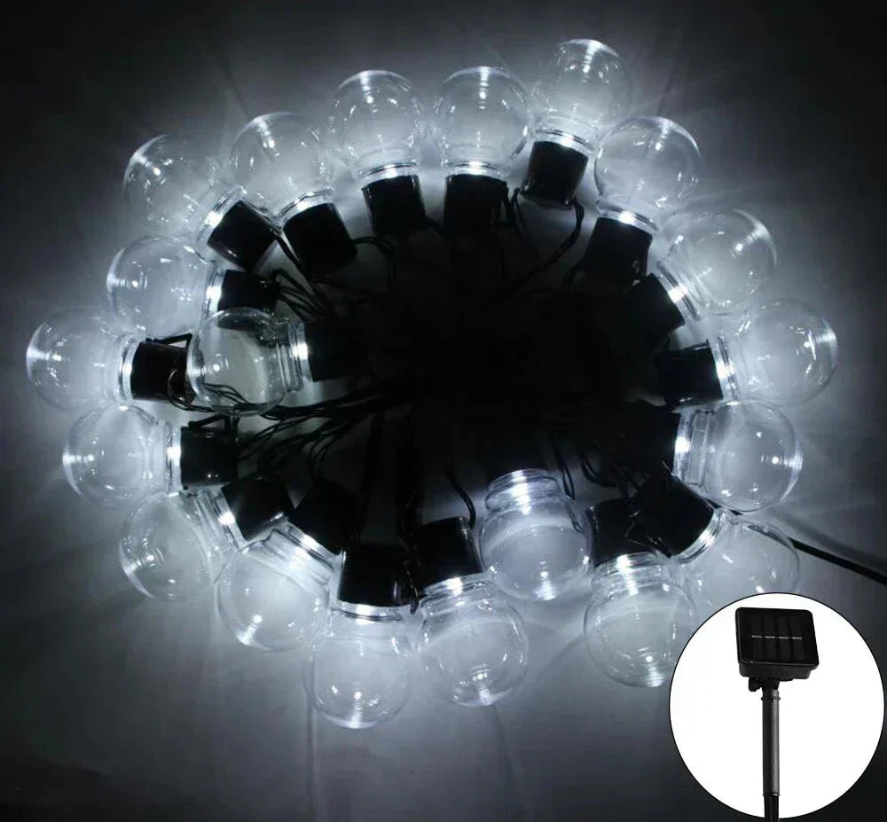 BowLift | LED Solar String Lights for Outdoor – Eco-Friendly Garden and Terrace Lighting