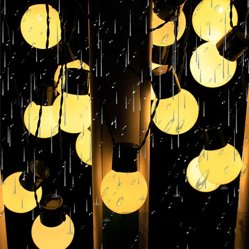 BowLift | LED Solar String Lights for Outdoor – Eco-Friendly Garden and Terrace Lighting