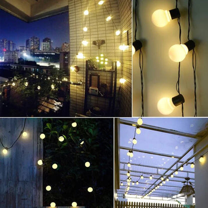 BowLift | LED Solar String Lights for Outdoor – Eco-Friendly Garden and Terrace Lighting