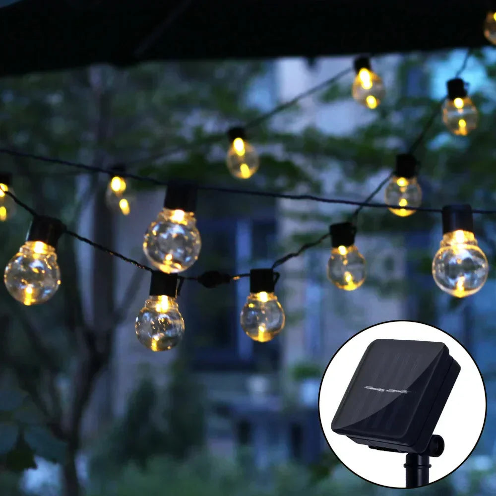 BowLift | LED Solar String Lights for Outdoor – Eco-Friendly Garden and Terrace Lighting
