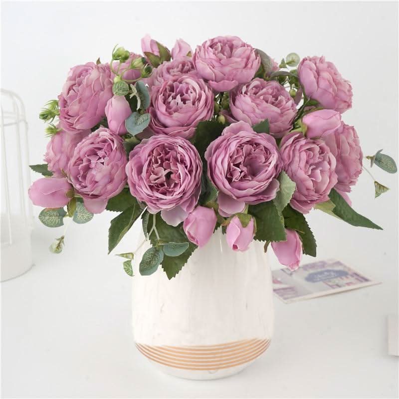 BowLift | Artificial Peony Bouquet with Blossoms and Buds