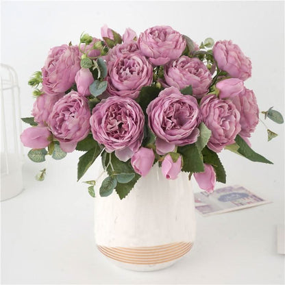 BowLift | Artificial Peony Bouquet with Blossoms and Buds