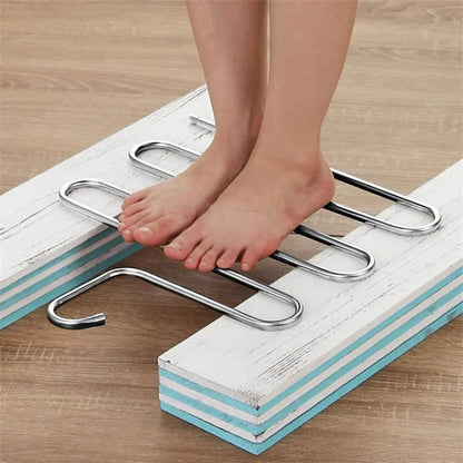 5-Layer Stainless Steel S-Shape Clothes Hanger | Karnz