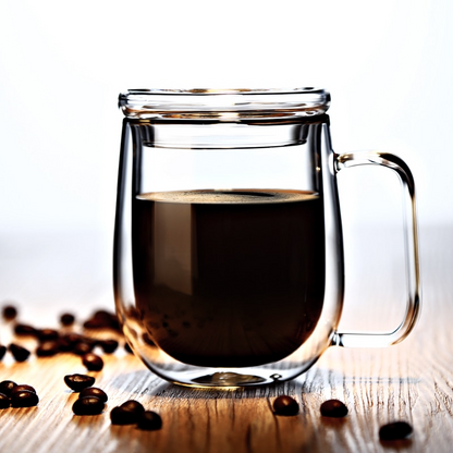 BowLift | Handmade Double Thermal Insulated Glass Mug