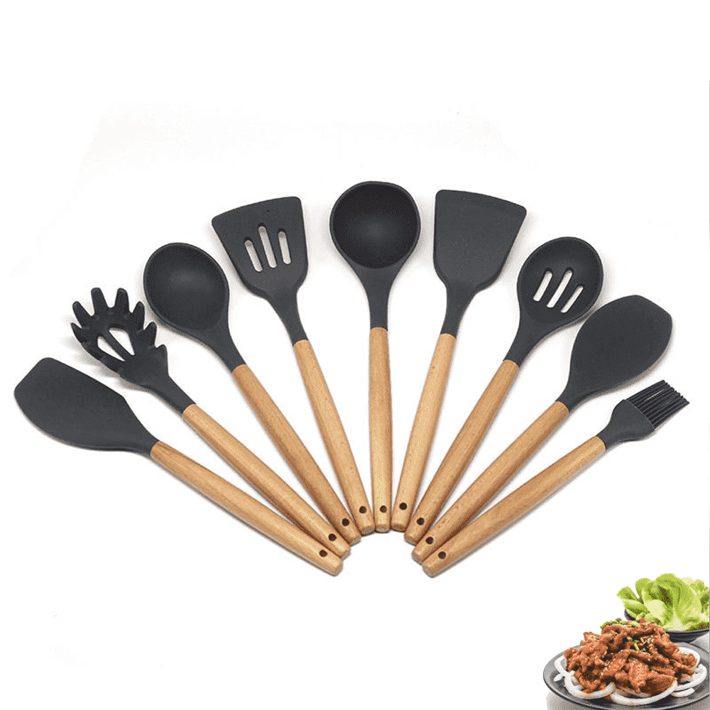 9 Pieces Silicone Kitchen Utensil Set | Karnz