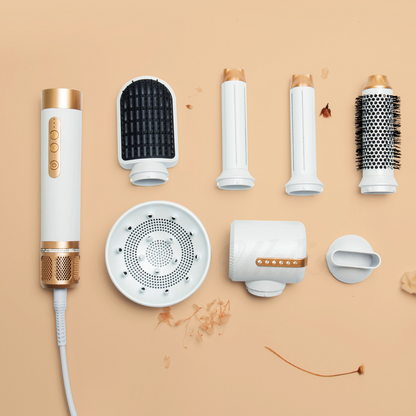BowLift | 7-in-1 Airwrap Hair Styler | Multi-Functional Styling Tool for Curls, Waves & Straightening