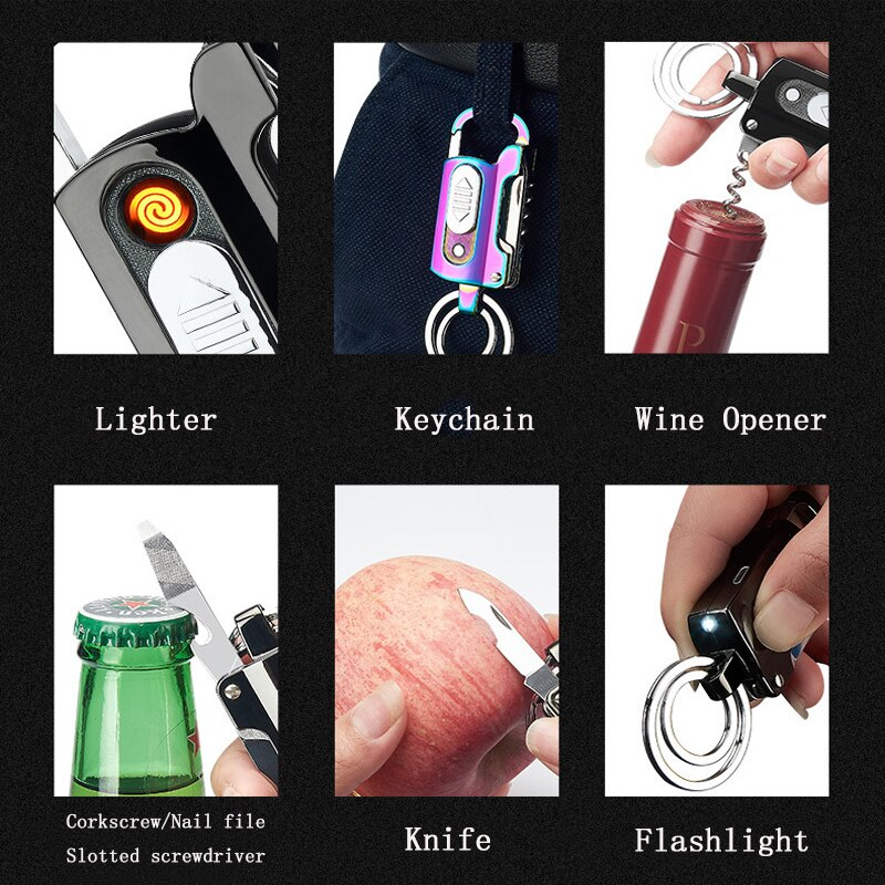 Multifunctional Outdoor Camping Survival Keychain Tool | Bowlift